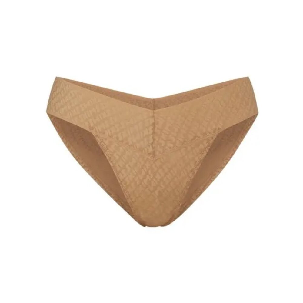 NWT SKIMS Logo Mesh Cheeky Underwear 4XL